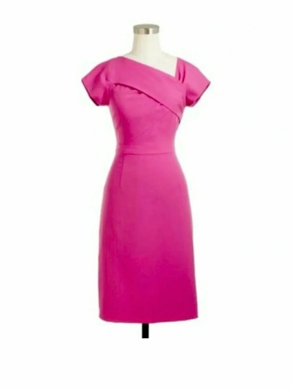 J. Crew Origami wool sheath dress, pink, size 10 NWT! (with defect)